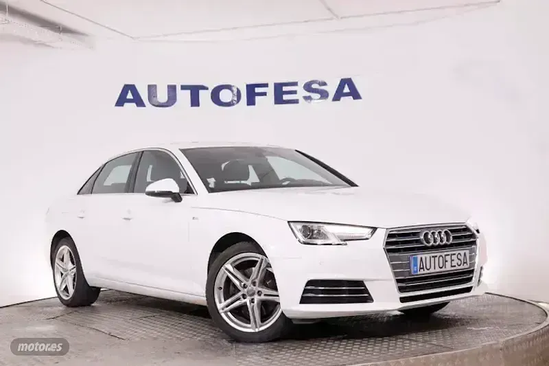 Usado Audi A4 S-Line 190 CV (139 kW) 2016 Blanco Berlina