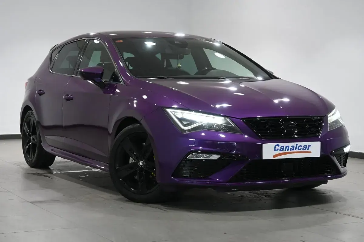 Usado Seat Leon ST FR 190 CV (139 kW) 2019 Violeta Familiar