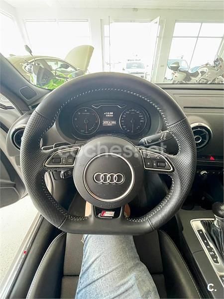 Usado Audi A3 S-Line 184 CV (135 kW) 2015 Blanco Berlina