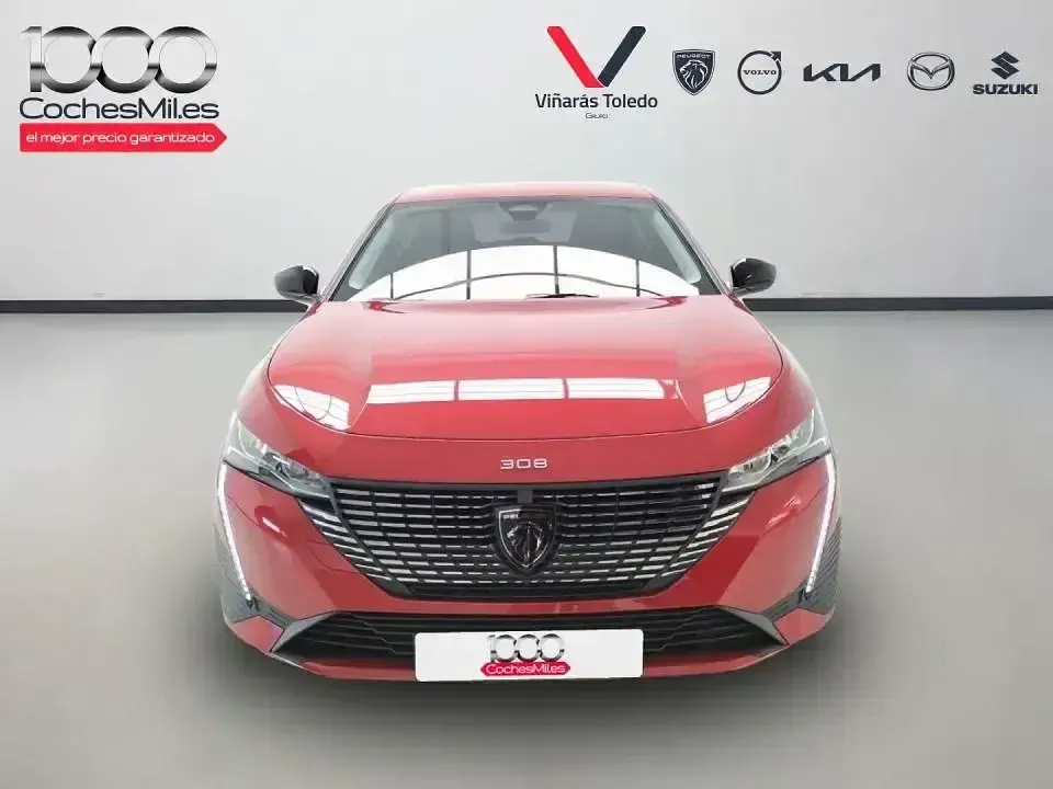 Usado Peugeot 308 Allure 130 CV (95 kW) 2024 Rojo Berlina