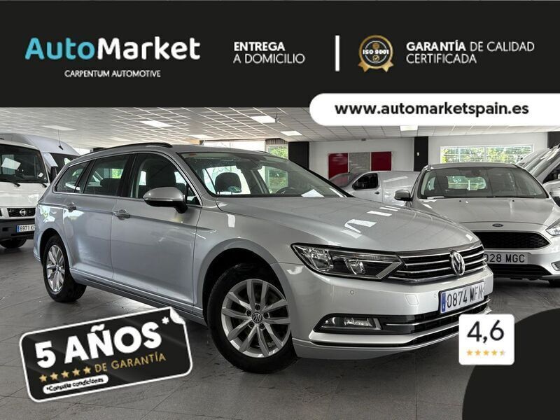 Gris Usado 2017 VW Passat Advance Familiar | 11.900 € (Un poco caro) - Imagen 1/4