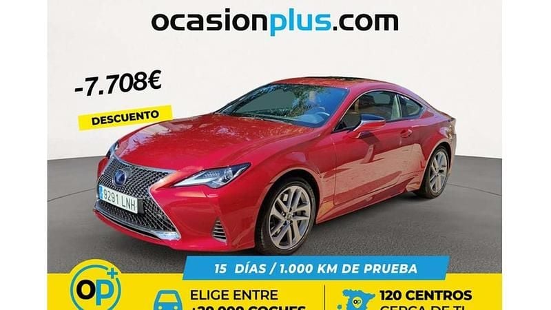 Usado Lexus RC300h Executive Line 223 CV (164 kW) 2021 Rojo Coupe