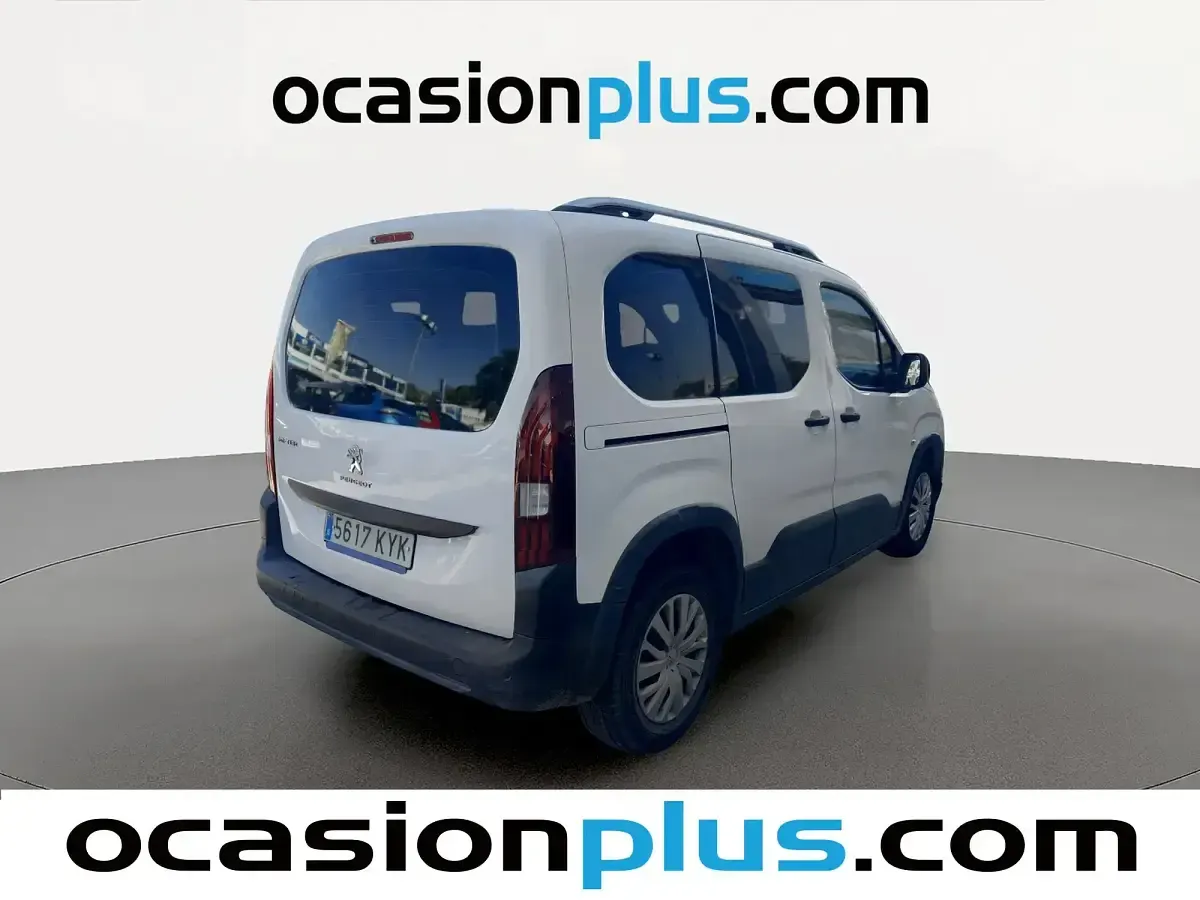 Usado Peugeot Rifter Access 75 CV (55 kW) 2019 Blanco Monovolumen