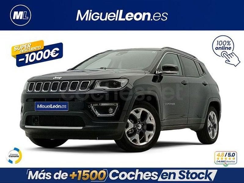 Usado Jeep Compass Limited 140 CV (102 kW) 2020 Negro SUV