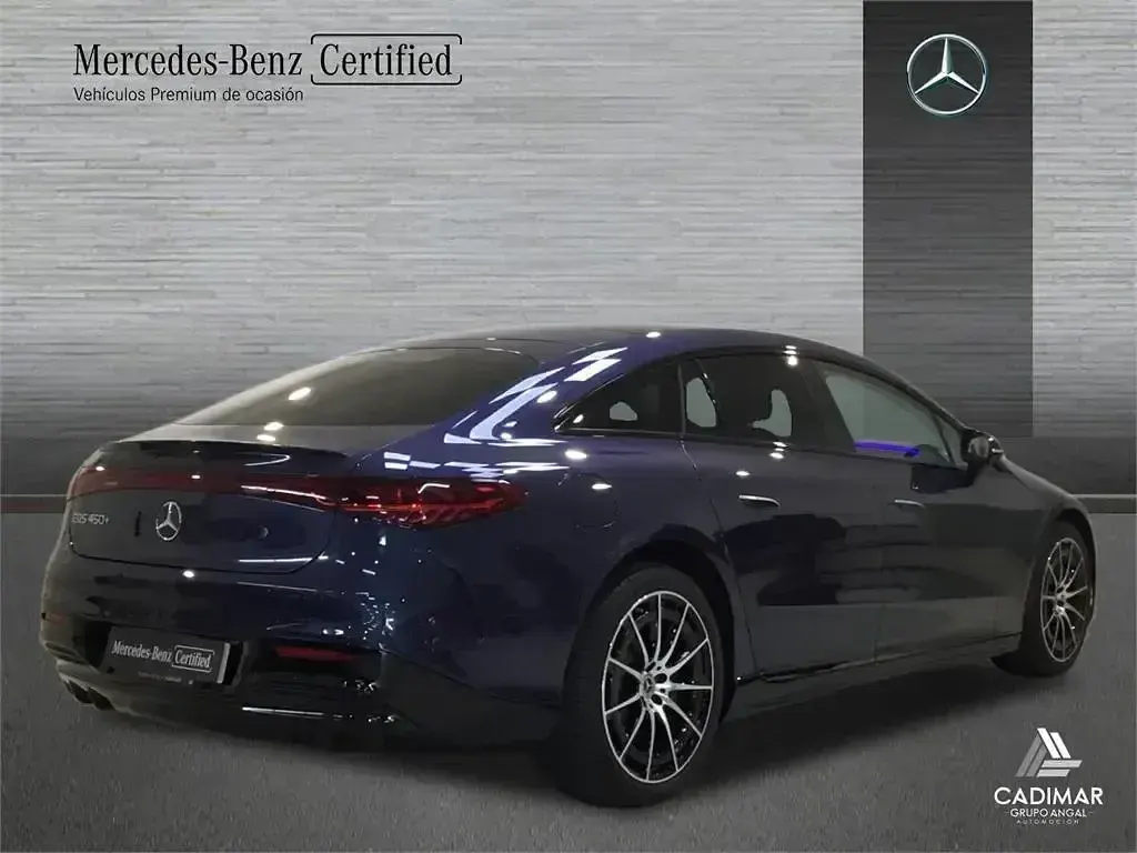 Usado Mercedes EQS450+ Edition 264 kW (360 CV) 2024 Azul sodalita Berlina