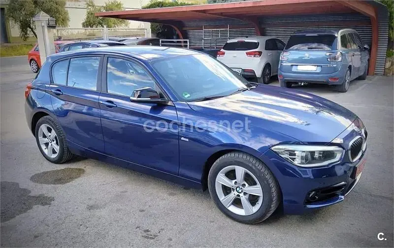 Usado BMW 118 136 CV (100 kW) 2016 Azul Utilitario