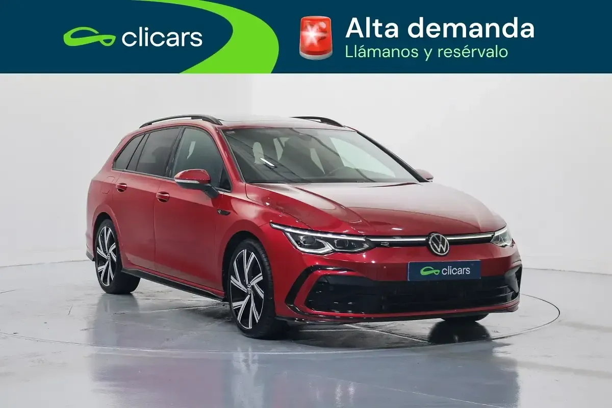 Usado VW Golf VII R-line 150 CV (110 kW) 2021 Rojo Utilitario