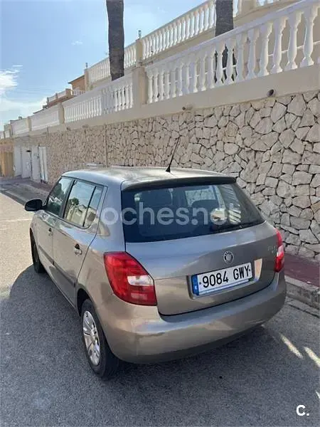 Usado Skoda Fabia 60 CV (44 kW) 2010 Beige Berlina
