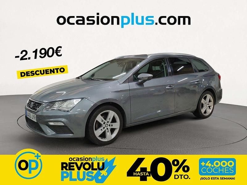 Usado Seat Leon FR 150 CV (110 kW) 2017 Gris Familiar