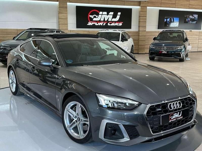 Begagnad Audi A5 Sportback S-Line 265 HK (194 kW) 2021 Grå Halvkombi