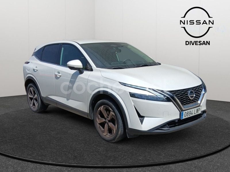Lunar white metalizado Usado 2022 Nissan Qashqai N-Connecta SUV | 24.990 € (Precio justo) - Imagen 1/4