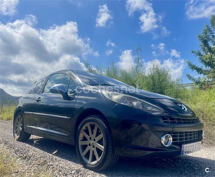 Negro Usado 2007 Peugeot 207 RC Berlina | 3795 € (Buen precio) - Imagen 1/4