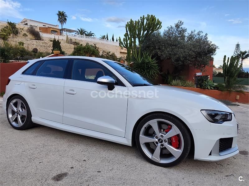 Usado Audi RS3 367 CV (269 kW) 2015 Blanco Berlina