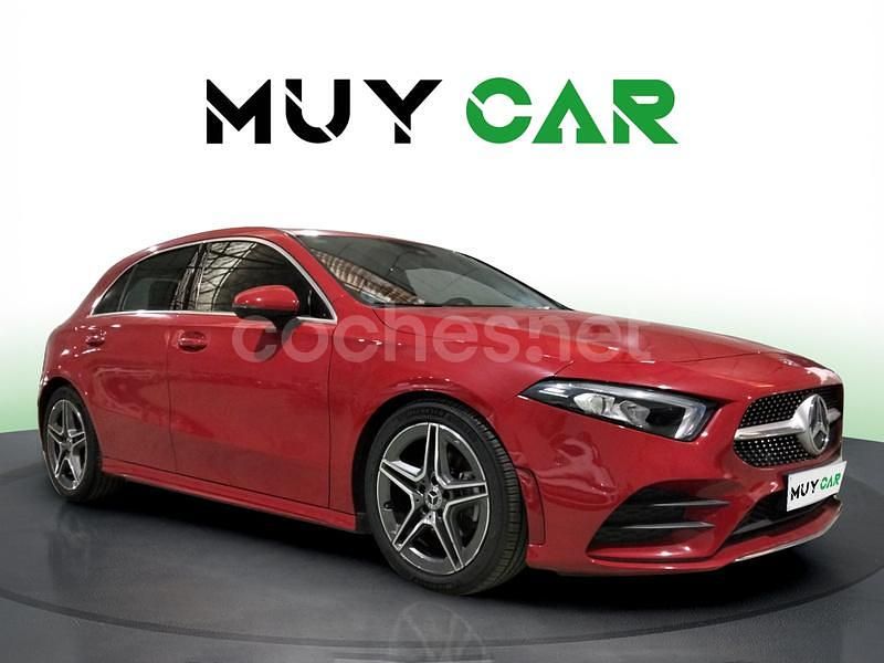 Rojo Usado 2019 Mercedes A180 Berlina | 21.490 € (Precio justo) - Imagen 1/4