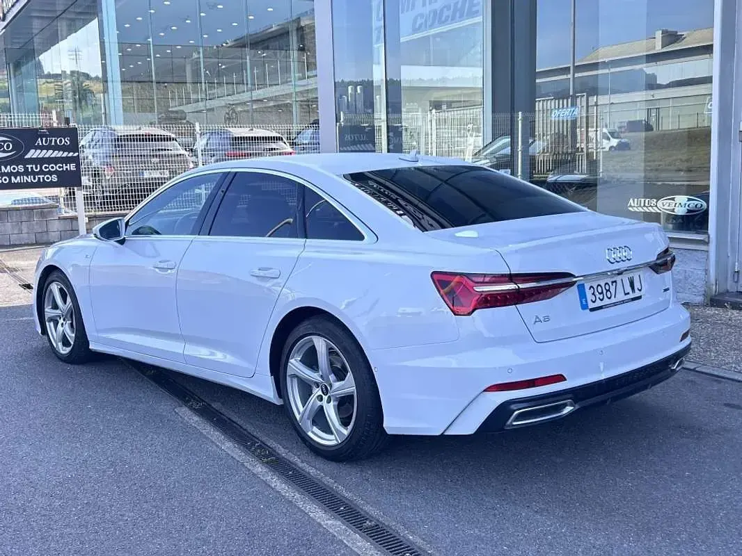 Usado Audi A6 S-Line 204 CV (150 kW) 2022 Blanco Berlina