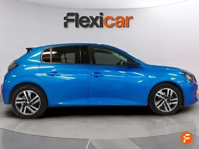 Usado Peugeot 208 Allure 100 CV (73 kW) 2023 Azul Utilitario
