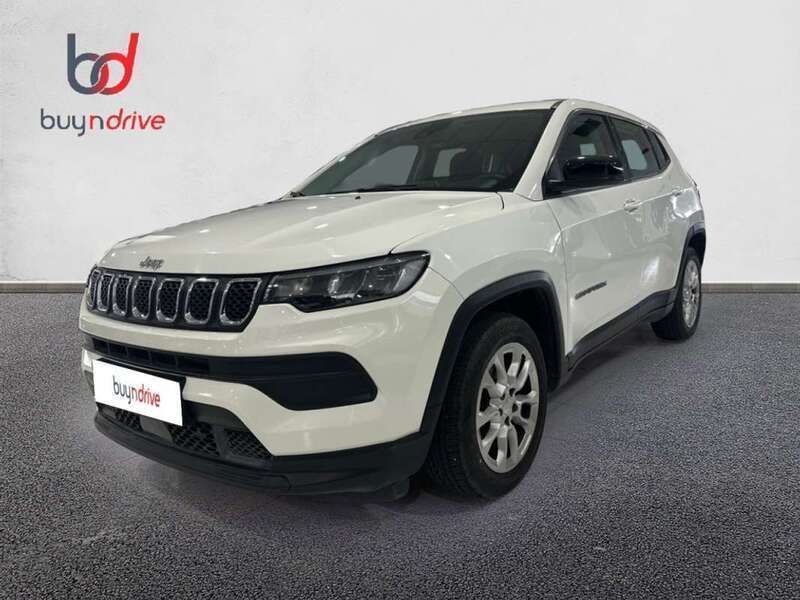 Blanco Usado 2022 Jeep Compass Longitude SUV | 19.490 € (Precio justo) - Imagen 1/4