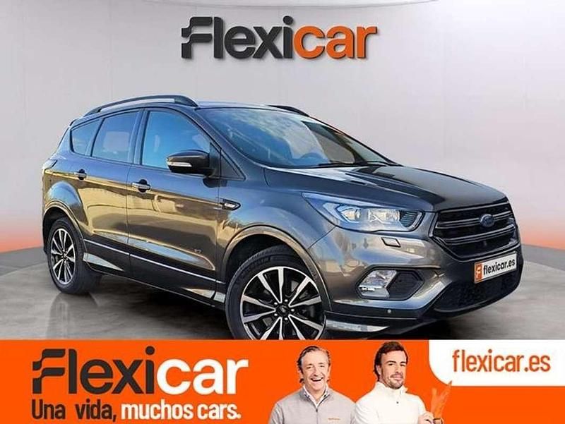 Gris Usado 2018 Ford Kuga ST-Line SUV | 15.290 € (Buen precio) - Imagen 1/4