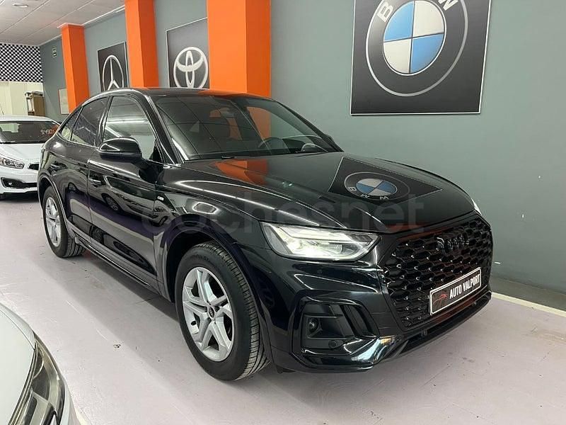 Usado Audi Q5 Sportback S-Line 163 CV (119 kW) 2022 Negro SUV