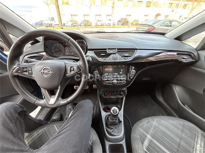 Usado Opel Corsa Selective 90 CV (66 kW) 2018 Azul Utilitario
