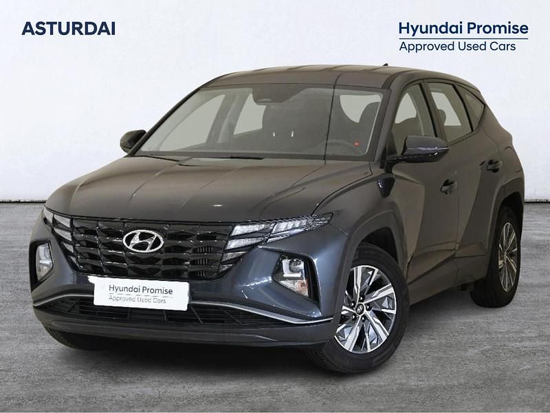 Gris / plata Usado 2021 Hyundai Tucson SUV | 21.590 € (Un poco caro) - Imagen 1/4