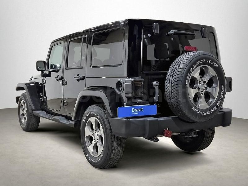 Usado Jeep Wrangler Unlimited Sahara 284 CV (208 kW) 2018 Negro SUV