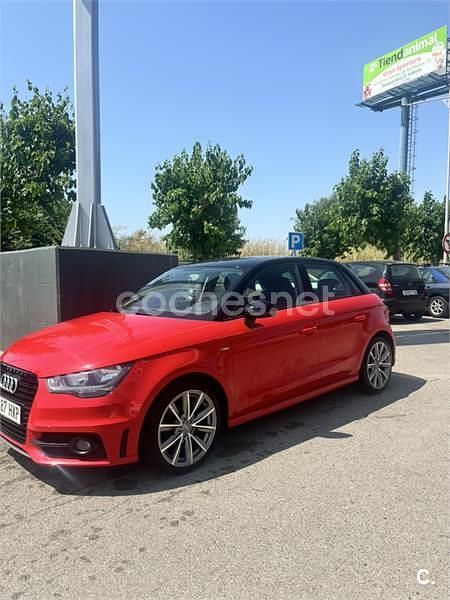 Usado Audi A1 Sportback 86 CV (63 kW) 2014 Rojo Utilitario