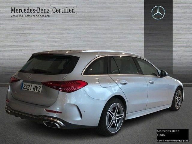 Usado Mercedes C300e AMG line 313 CV (230 kW) 2024 Plata hightech