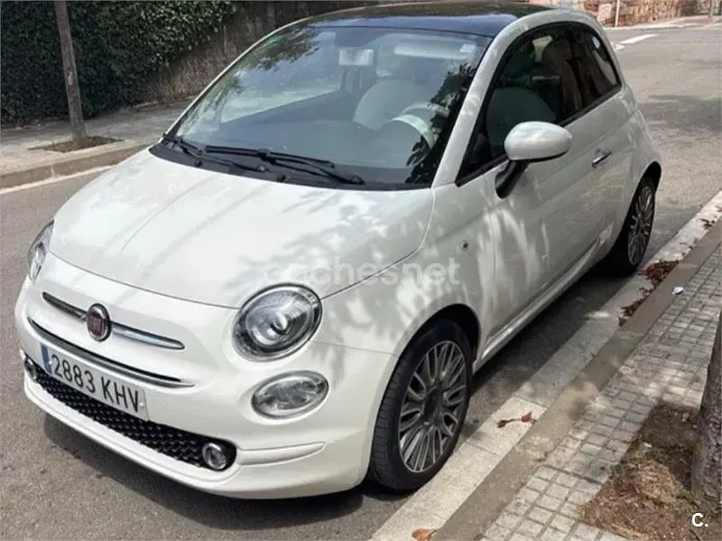 Usado Fiat 500 Lounge 69 CV (50 kW) 2018 Blanco Berlina