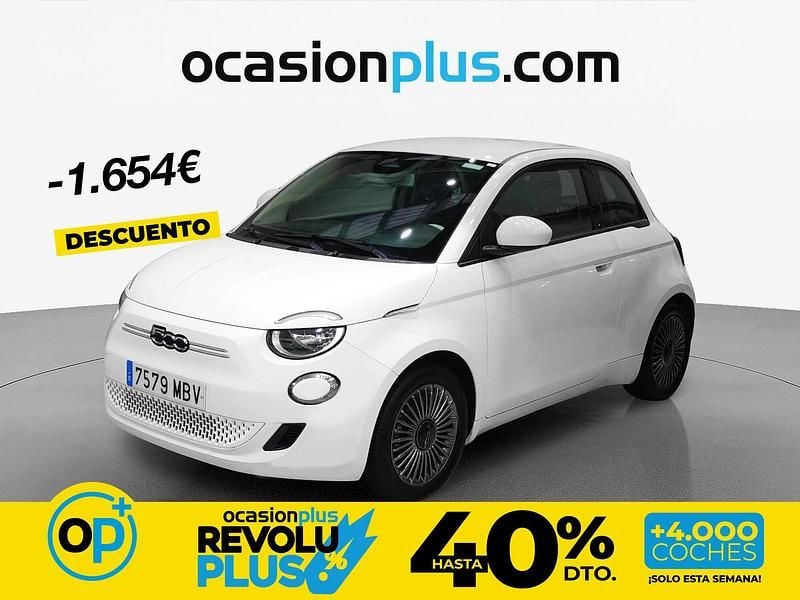 Usado Fiat 500e Icon 86 kW (118 CV) 2022 Blanco Utilitario