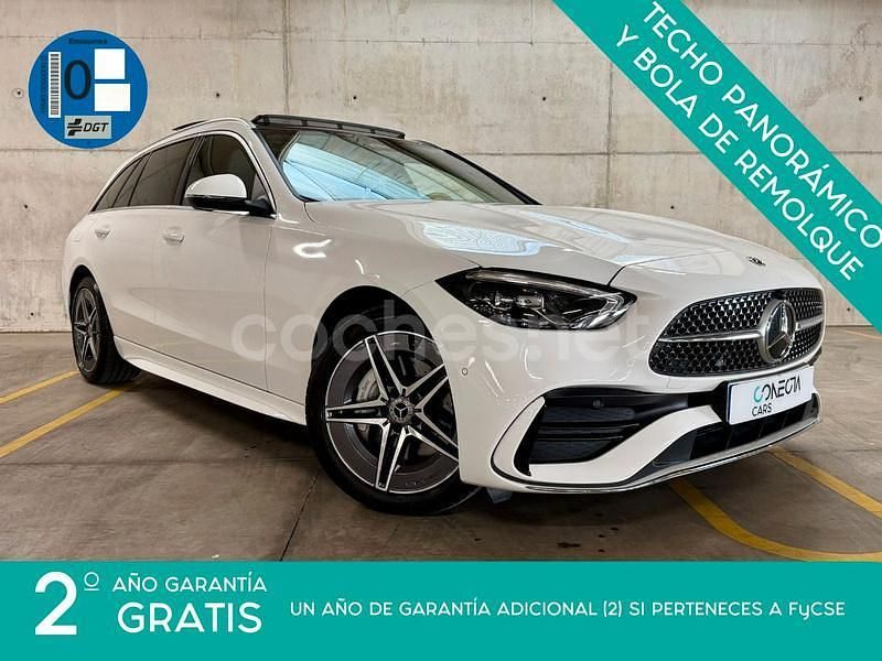Blanco Usado 2023 Mercedes C300e Familiar | 43.990 € (Precio justo) - Imagen 1/4