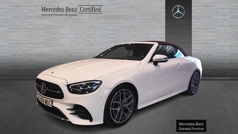 Usado Mercedes E220 AMG line 194 CV (142 kW) 2022 Blanco Descapotable