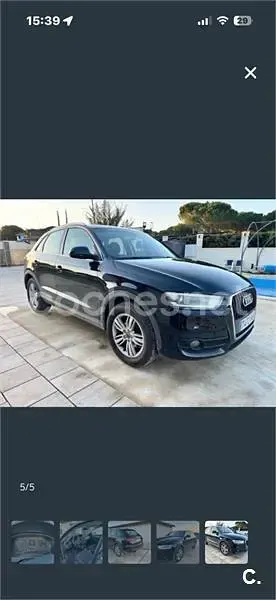 Usado Audi Q3 Ambition 140 CV (102 kW) 2012 Negro SUV