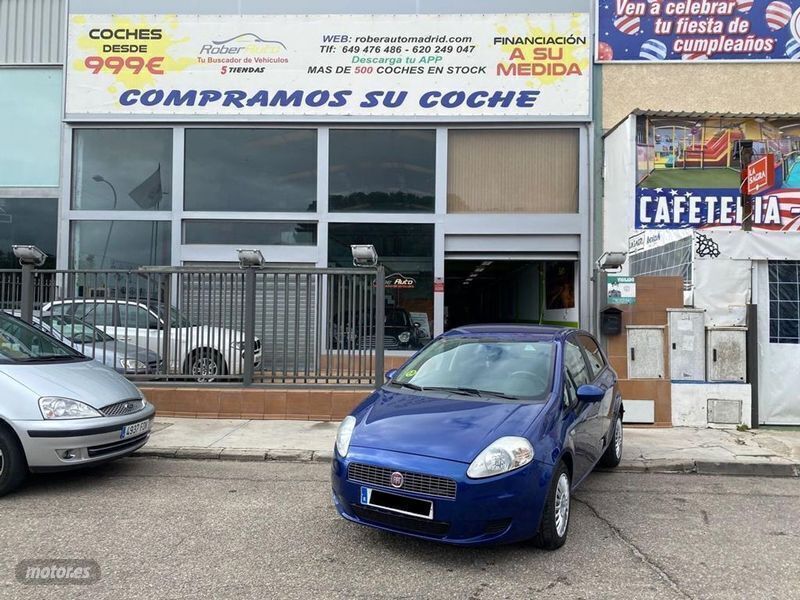 Usado Fiat Punto 75 CV (55 kW) 2009 Azul Utilitario