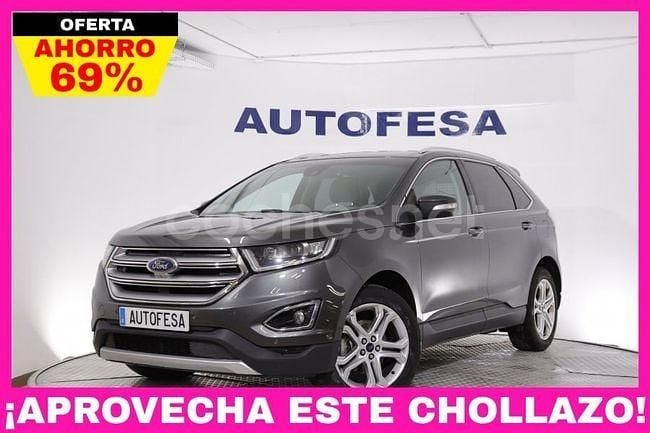 Gris / plata Usado 2016 Ford Edge Titanium SUV | 18.990 € (Precio justo) - Imagen 1/4