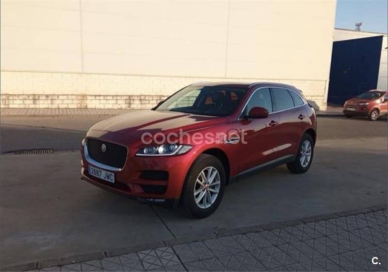 Rojo Usado 2017 Jaguar F-Pace Prestige SUV | 12.950 € (Super precio) - Imagen 1/4