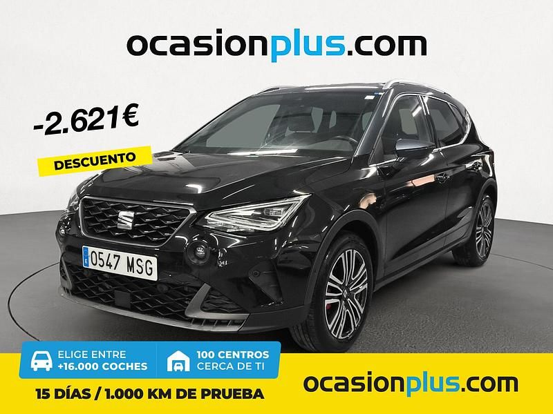 Negro Usado 2024 Seat Arona FR SUV | 20.100 € (Precio justo) - Imagen 1/4