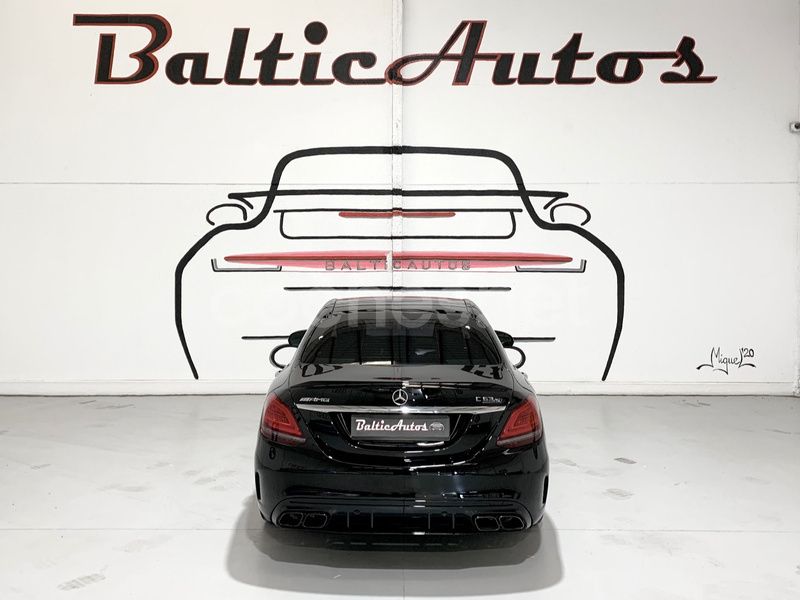 Usado Mercedes C63S AMG 510 CV (375 kW) 2020 Negro Berlina