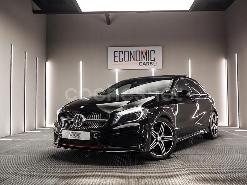 Negro Usado 2013 Mercedes A250 AMG line Berlina | 20.999 € (Precio justo) - Imagen 1/4