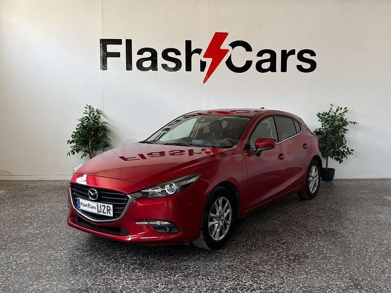 Usado Mazda 3 Style 120 CV (88 kW) 2017 Granate Berlina