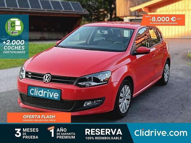 Rojo Usado 2010 VW Polo Advance Utilitario | 7590 € (Precio justo) - Imagen 1/3