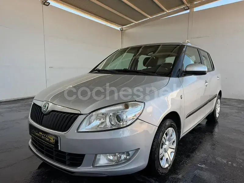 Usado Skoda Fabia Ambition 75 CV (55 kW) 2011 Gris / plata Berlina