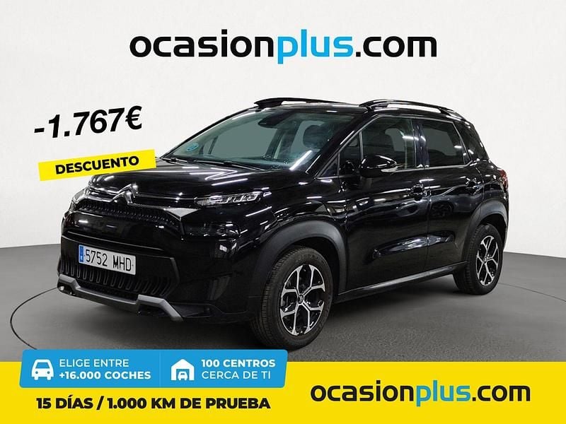 Negro Usado 2023 Citroën C3 Aircross PureTech SUV | 12.850 € (Precio justo) - Imagen 1/4