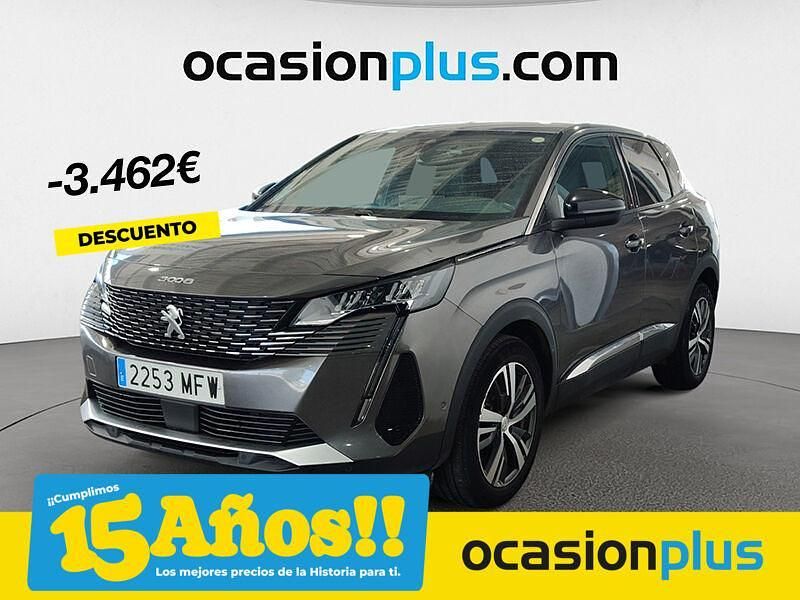 Gris / plata Usado 2023 Peugeot 3008 Allure SUV | 19.940 € (Un poco caro) - Imagen 1/4