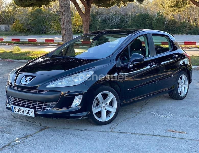 Negro Usado 2008 Peugeot 308 Sport Berlina | 3990 € (Buen precio) - Imagen 1/4