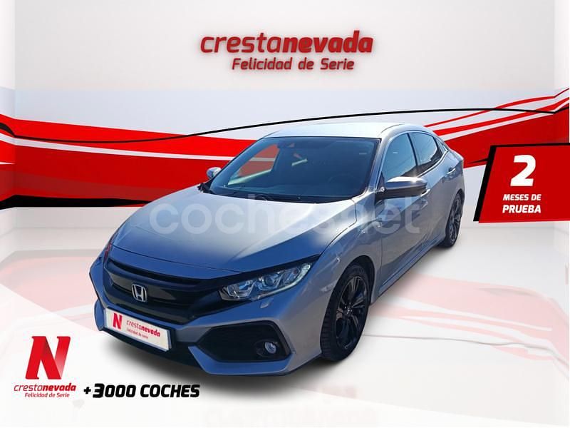 Gris / plata Usado 2018 Honda Civic Comfort Berlina | 19.990 € (Precio justo) - Imagen 1/4