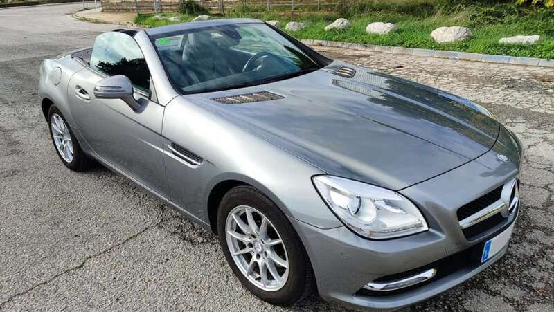 Gris Usado 2012 Mercedes SLK200 Descapotable | 18.200 € (Buen precio) - Imagen 1/4