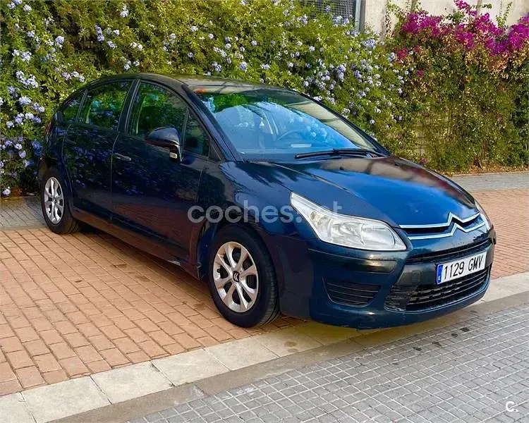 Usado Citroën C4 90 CV (66 kW) 2010 Azul Berlina