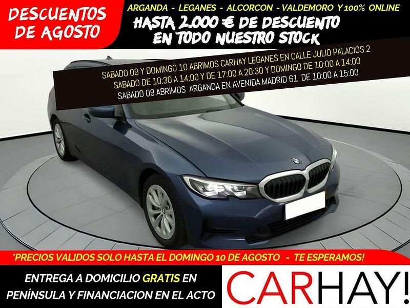 Azul Usado 2021 BMW 330 Familiar | 23.290 € - Imagen 1/4