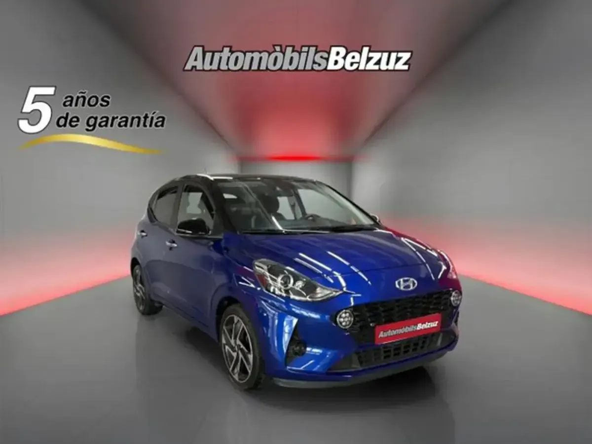 Usado Hyundai i10 85 CV (62 kW) 2022 Azul Utilitario